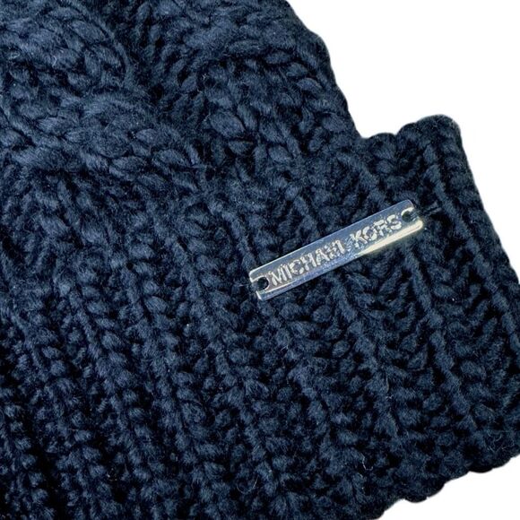 MICHAEL | Michael Kors Cuffed Cable Knit Beanie - One Size - Picture 2 of 5